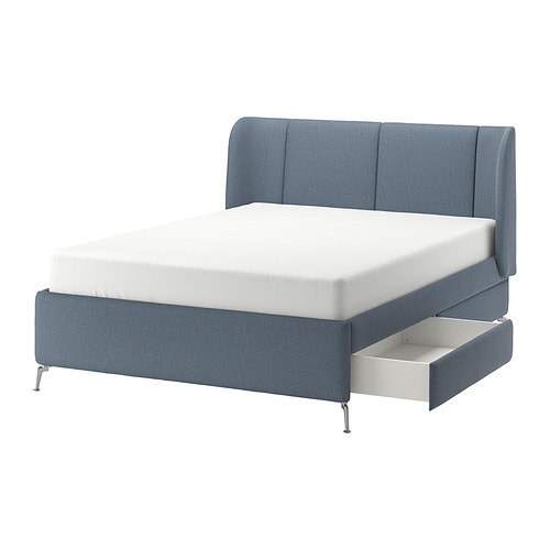 IKEA TUFJORD upholstered storage bed Model Image