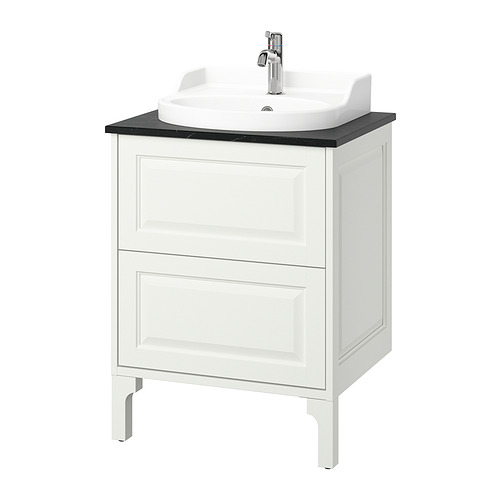 IKEA TÄNNFORSEN / RUTSJÖN Bathroom vanity with sink & faucet Model Image