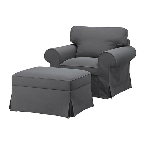 IKEA UPPLAND armchair and ottoman Model Image