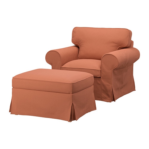 IKEA UPPLAND armchair and ottoman Model Image