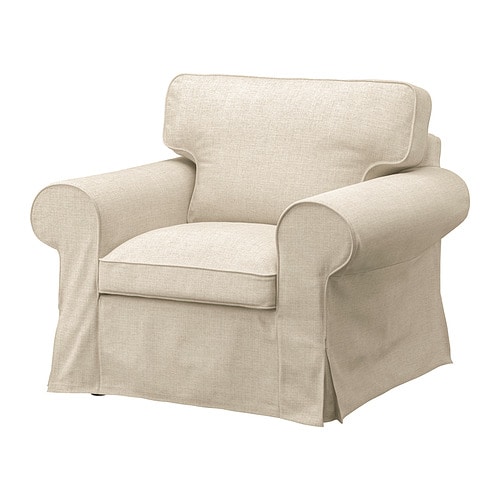 IKEA UPPLAND armchair and ottoman Model Image