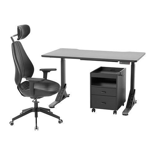 IKEA UPPSPEL / GRUPPSPEL desk, chair and drawer unit Model Image