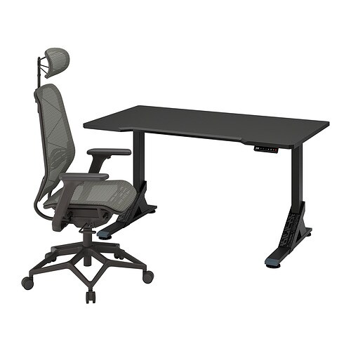 IKEA UPPSPEL / STYRSPEL gaming desk and chair Model Image