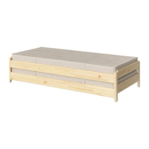 IKEA UTÅKER stackable bed with 2 mattresses Model Image