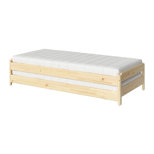 IKEA UTÅKER stackable bed with 2 mattresses Model Image