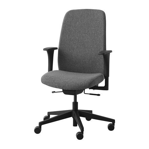 IKEA VALLFJÄLLET office chair with armrests Model Image