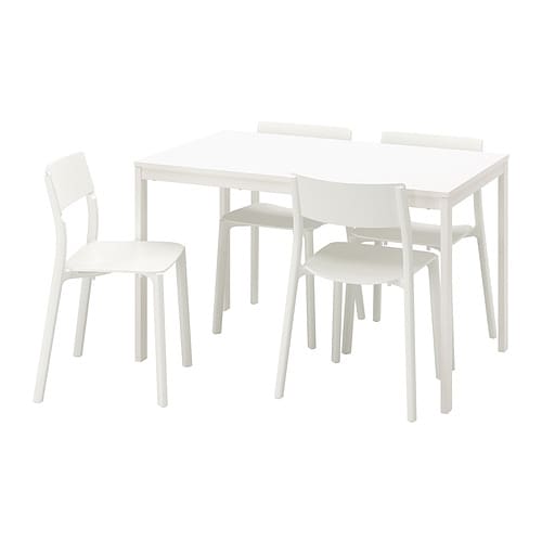 IKEA VANGSTA / JANINGE table and 4 chairs Model Image