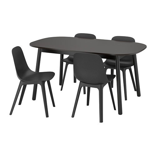 IKEA VEDBO / ODGER table and 4 chairs Model Image