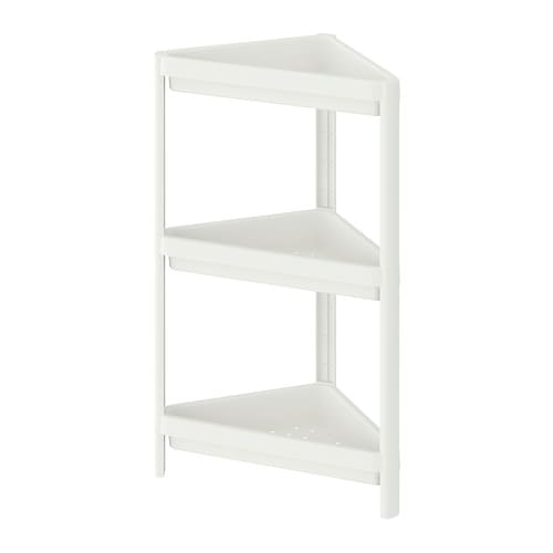 IKEA VESKEN corner shelf unit Model Image