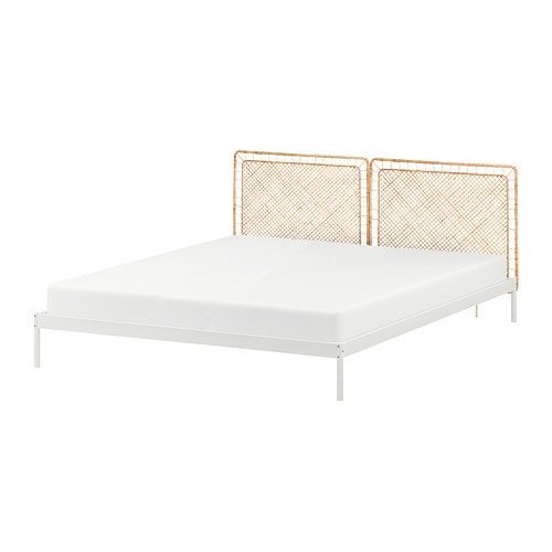 IKEA VEVELSTAD bed frame with 2 headboards Model Image