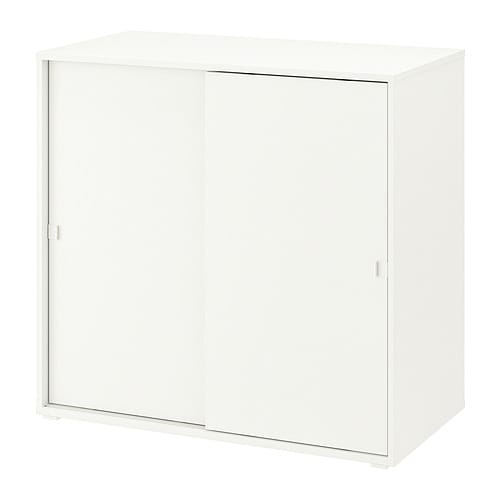 IKEA VIHALS cabinet with sliding doors Model Image