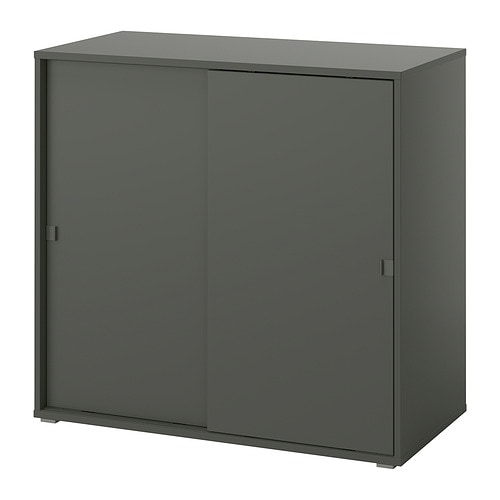 IKEA VIHALS cabinet with sliding doors Model Image