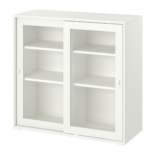 IKEA VIHALS cabinet with sliding glass doors Model Image