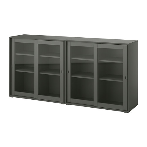 IKEA VIHALS storage combination w/glass doors Model Image