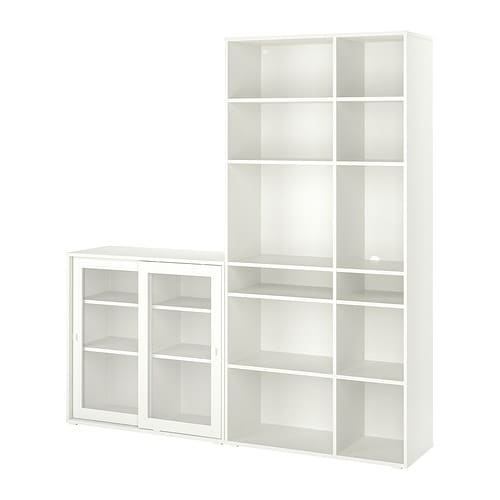 IKEA VIHALS storage combination w/glass doors Model Image