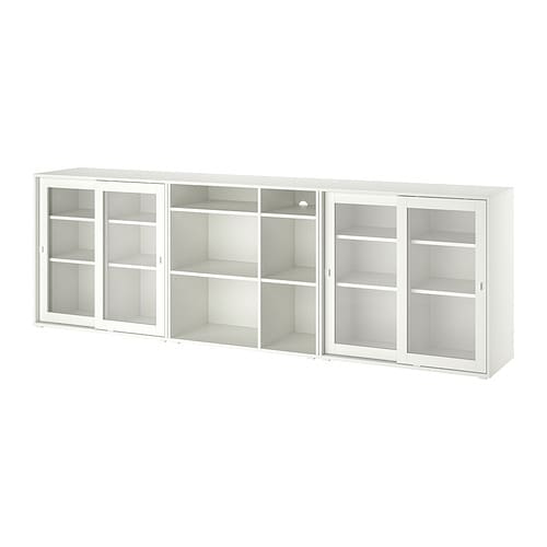 IKEA VIHALS storage combination w/glass doors Model Image