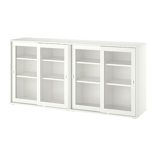 IKEA VIHALS storage combination w/glass doors Model Image