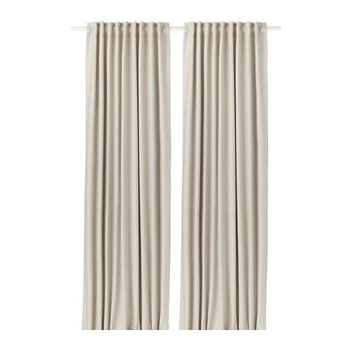 IKEA VILBORG room darkening curtains, 1 pair Model Image