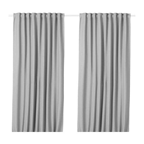 IKEA VILBORG room darkening curtains, 1 pair Model Image