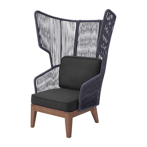 IKEA VINGSÖN wing chair, in/outdoor Model Image