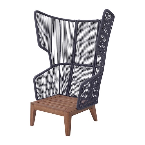 IKEA VINGSÖN wing chair, in/outdoor Model Image