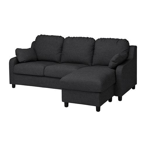 IKEA VINLIDEN sofa with chaise Model Image