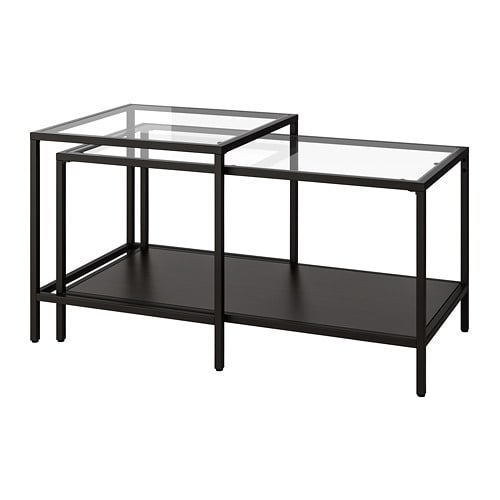 IKEA VITTSJÖ nesting tables, set of 2 Model Image