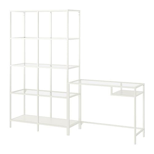 IKEA VITTSJÖ shelving unit with laptop table Model Image