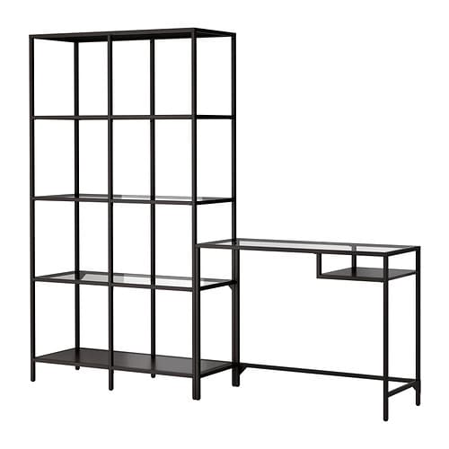 IKEA VITTSJÖ shelving unit with laptop table Model Image