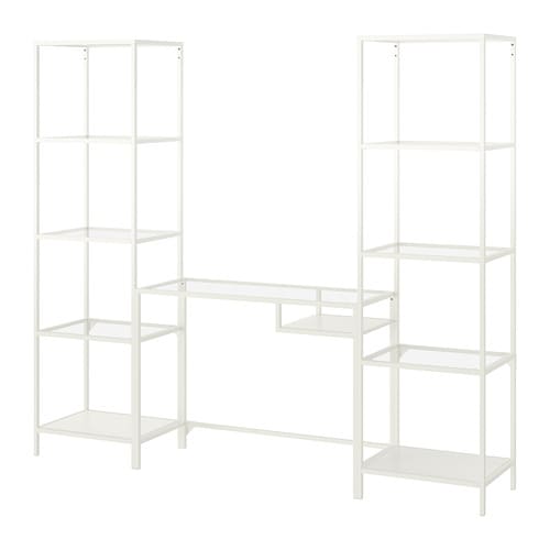 IKEA VITTSJÖ shelving unit with laptop table Model Image