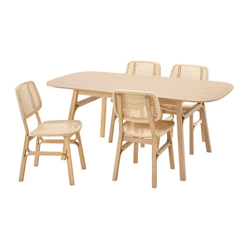 IKEA VOXLÖV / VOXLÖV table and 4 chairs Model Image