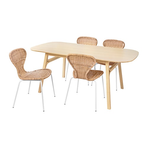 IKEA VOXLÖV / ÄLVSTA table and 4 chairs Model Image