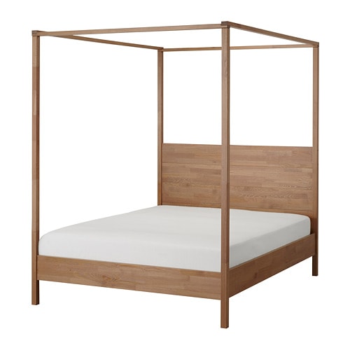 IKEA YTTERVÅG four-poster bed frame Model Image