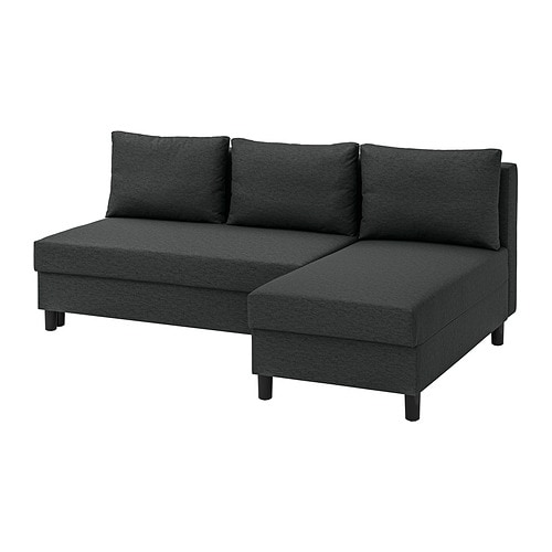 IKEA ÄLVDALEN 3-seat sleeper sofa with chaise Model Image