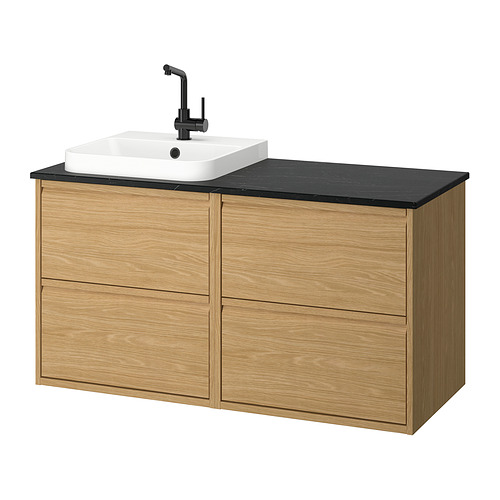 IKEA ÄNGSJÖN / BACKSJÖN Bathroom vanity with sink & faucet Model Image