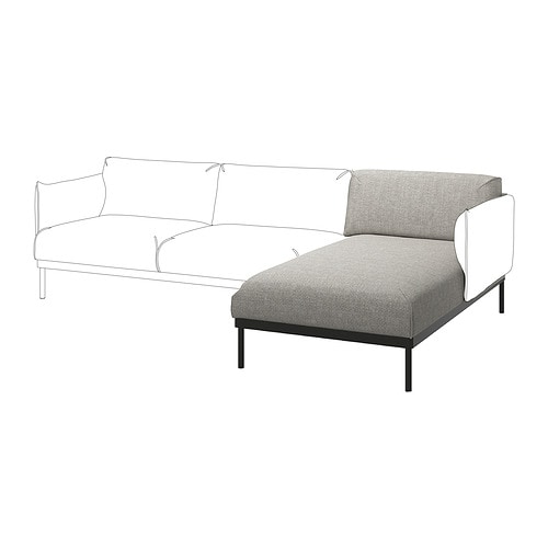 IKEA ÄPPLARYD chaise section Model Image