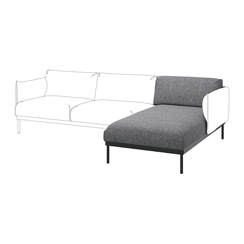 IKEA ÄPPLARYD chaise section Model Image