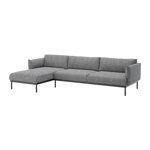 IKEA ÄPPLARYD sectional, 4-seat with chaise Model Image