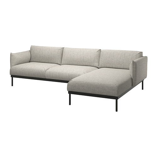 IKEA ÄPPLARYD sofa with chaise Model Image