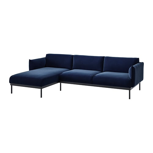 IKEA ÄPPLARYD sofa with chaise Model Image