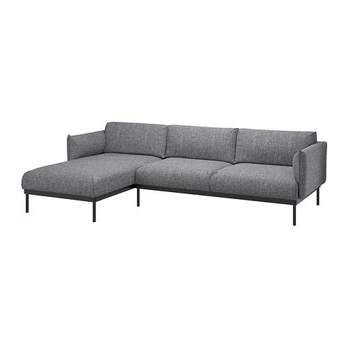 IKEA ÄPPLARYD sofa with chaise Model Image