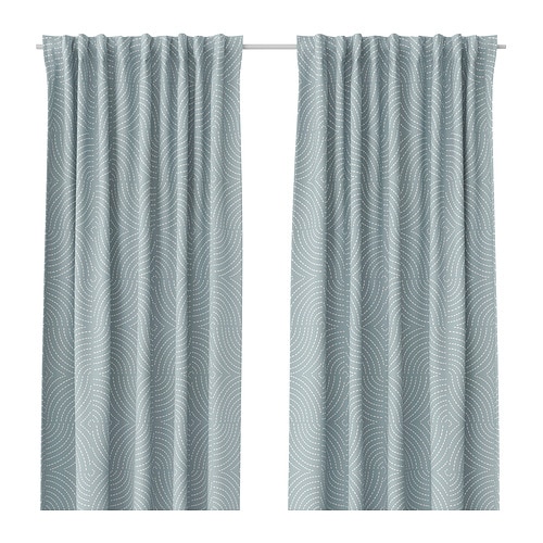 IKEA ÅKERMOLKE curtains, 1 pair Model Image