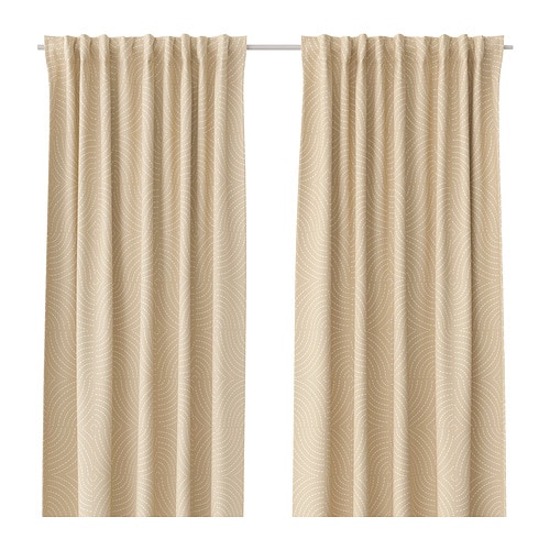 IKEA ÅKERMOLKE curtains, 1 pair Model Image