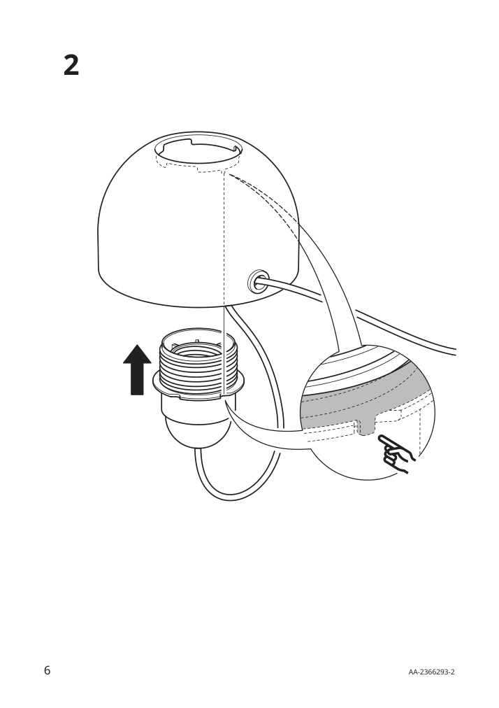 Assembly instructions for IKEA Ackja table lamp nickel plated | Page 6 - IKEA ACKJA table lamp 505.588.97