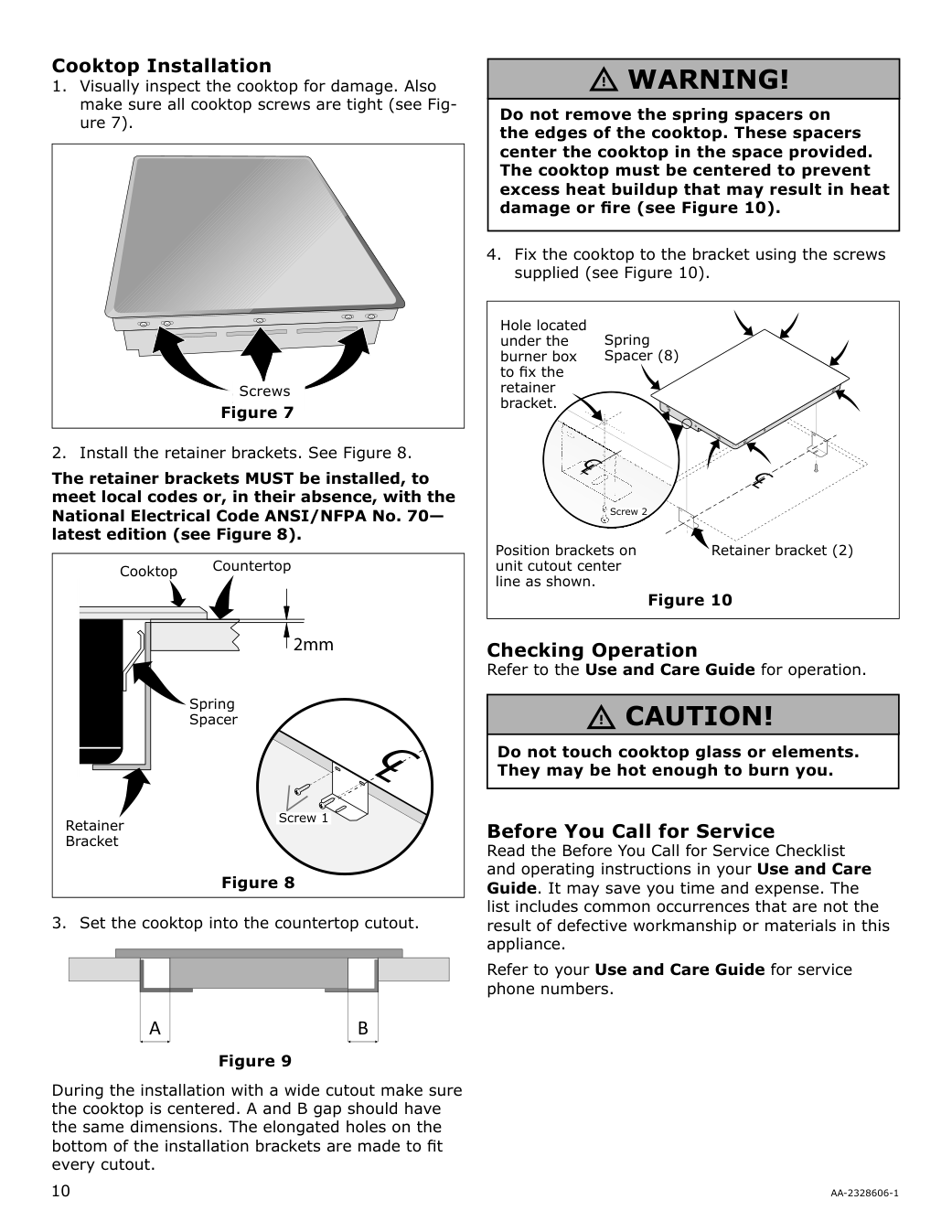 Assembly instructions for IKEA Blackstad induction cooktop black | Page 10 - IKEA BLACKSTAD induction cooktop 705.405.33