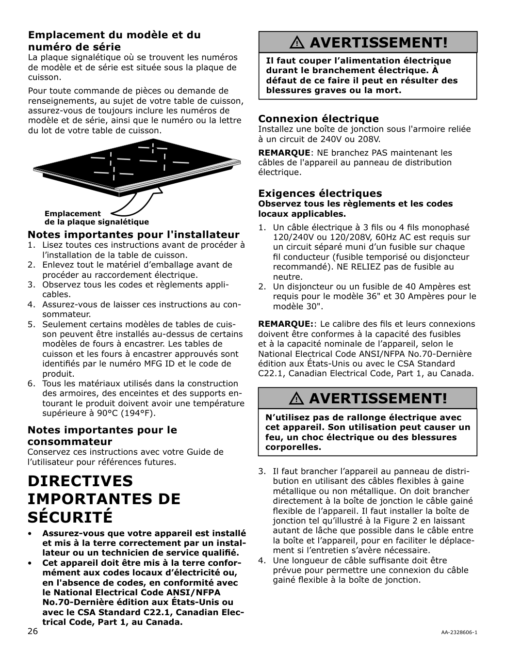 Assembly instructions for IKEA Blackstad induction cooktop black | Page 26 - IKEA BLACKSTAD induction cooktop 705.405.33