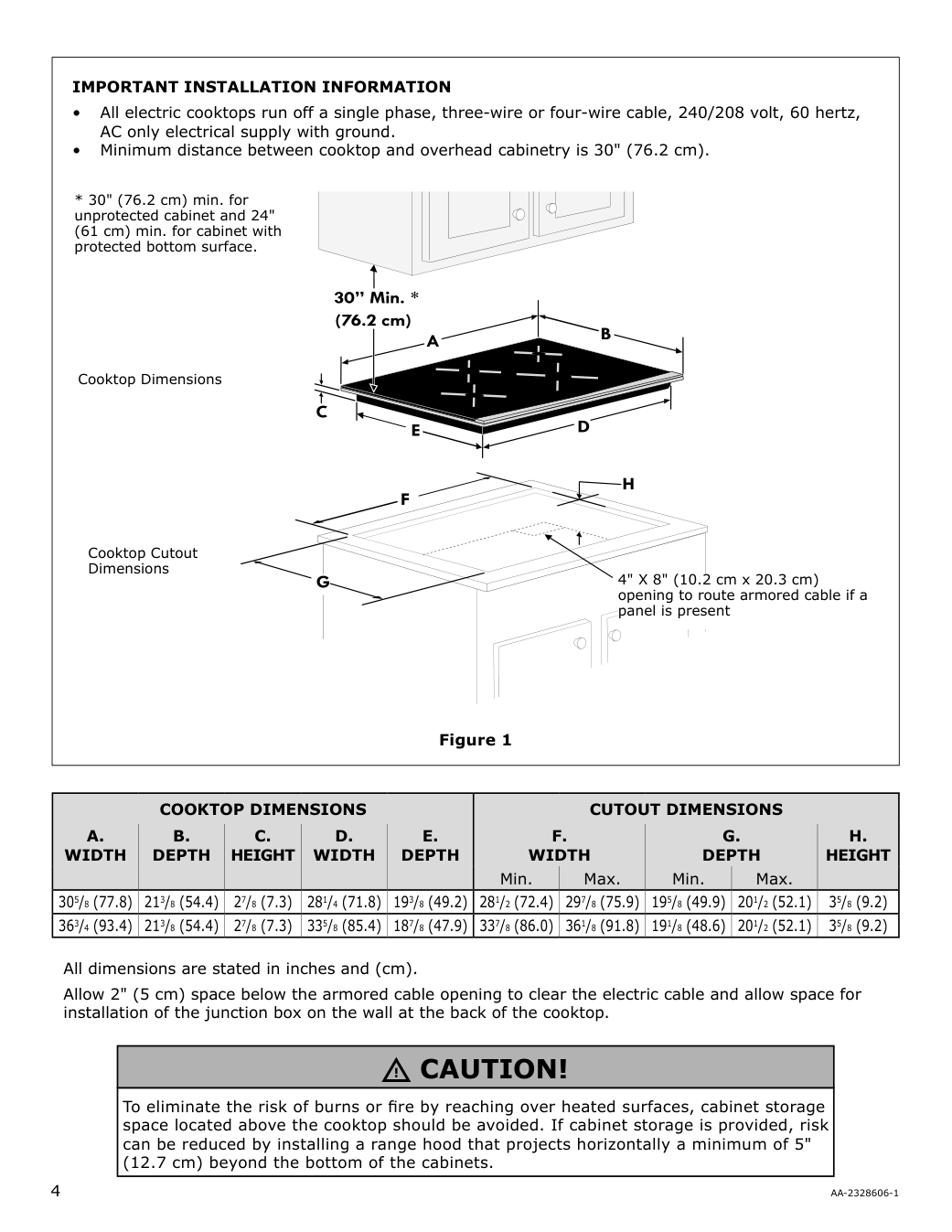 Assembly instructions for IKEA Blackstad induction cooktop black | Page 4 - IKEA BLACKSTAD induction cooktop 705.405.33