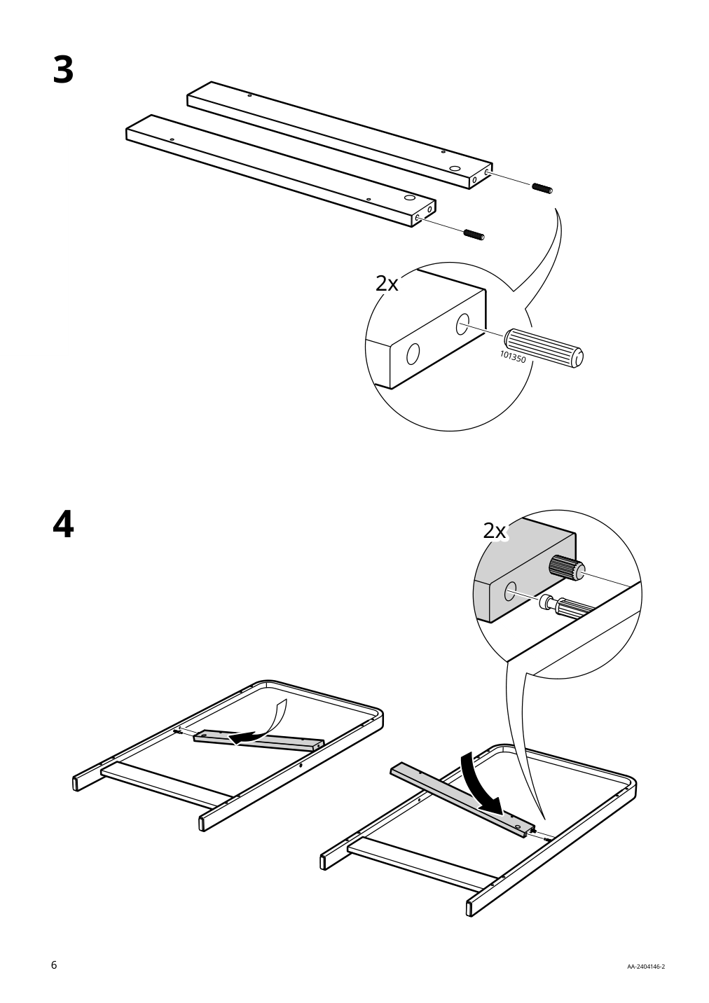 Assembly instructions for IKEA Aelskvaerd changing table birch white | Page 6 - IKEA ÄLSKVÄRD changing table 804.666.79