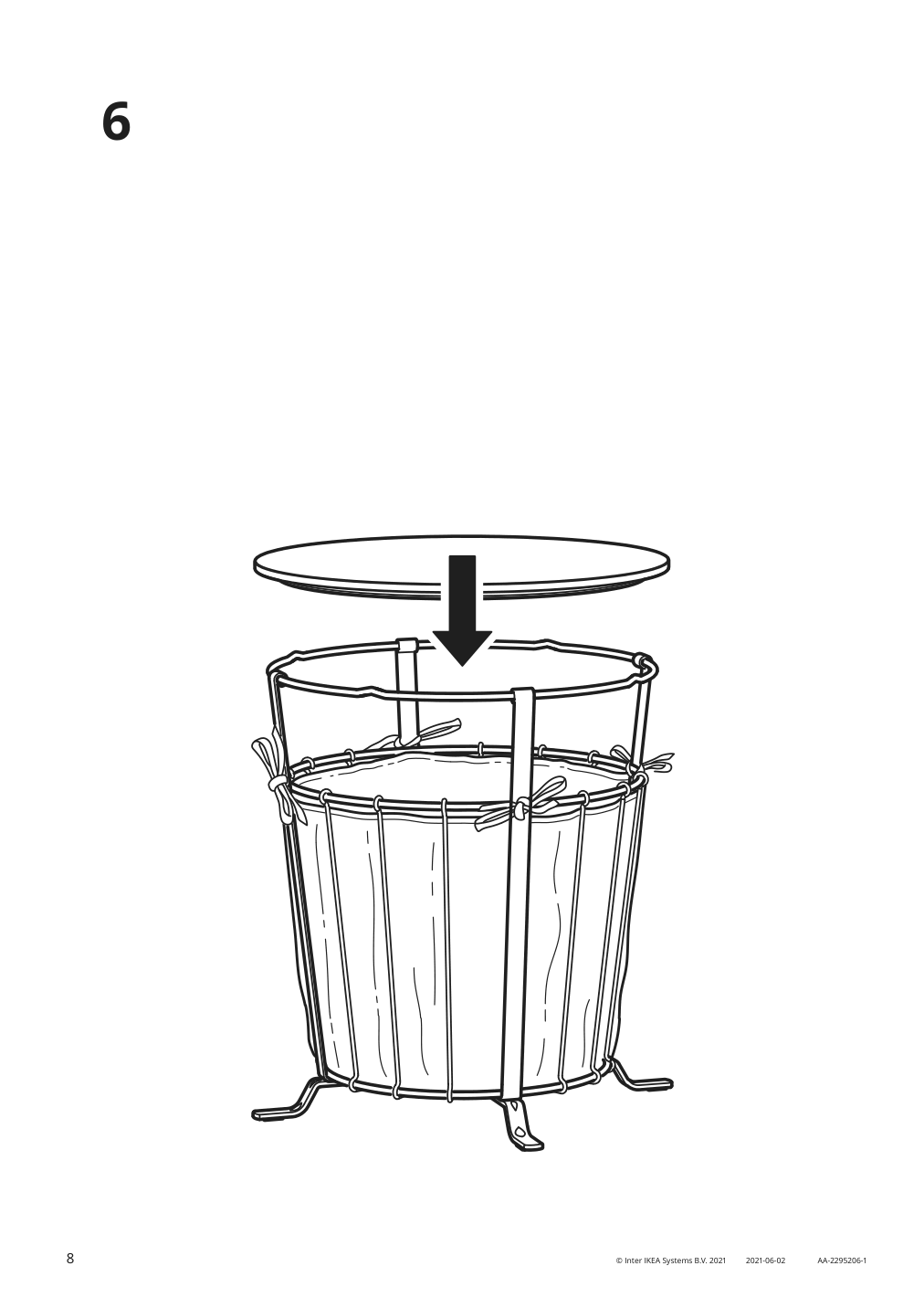 Assembly instructions for IKEA Aengesbyn storage table black pine light brown stained | Page 8 - IKEA ÄNGESBYN storage table 004.978.06