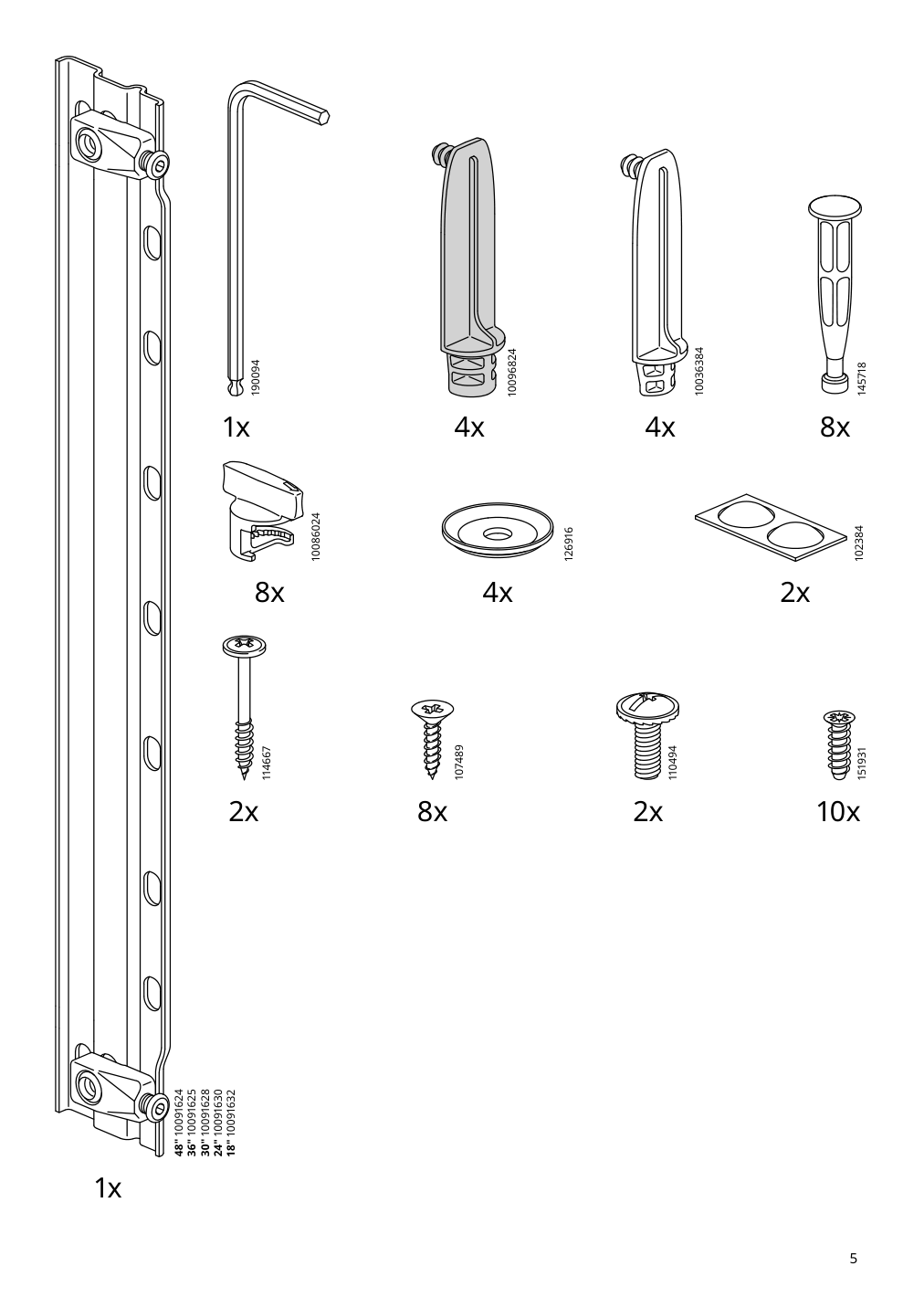 Assembly instructions for IKEA Aengsjoen bathroom vanity with drawers high gloss white | Page 5 - IKEA ÄNGSJÖN / KATTEVIK Bathroom vanity with sink & faucet 995.341.93